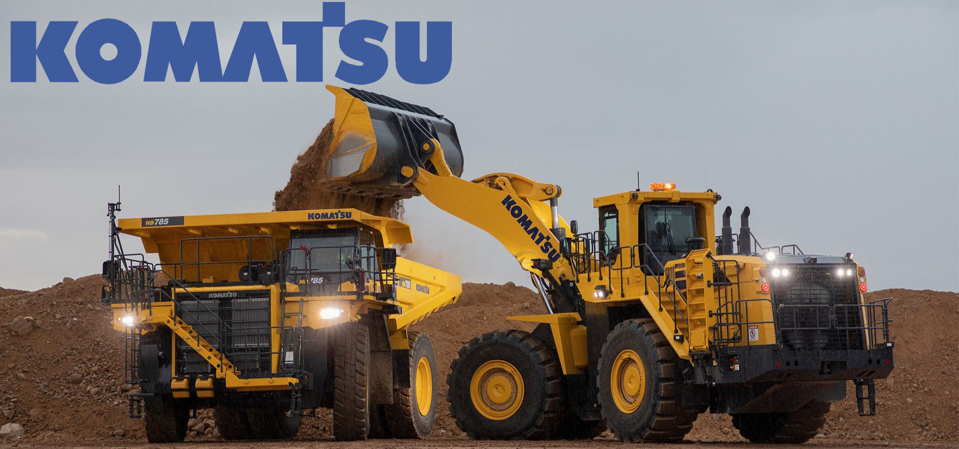 Komatsu construction equipment